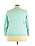 Woman Within 100% Cotton Blue Cardigan Size 2X - photo 2