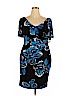 Lauren by Ralph Lauren Blue Casual Dress Size 18 - photo 1