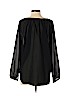 Mossimo 100% Polyester Black Long Sleeve Blouse Size M - photo 2