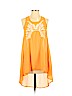 Full Tilt 100% Polyester Orange Sleeveless Blouse Size S - photo 1