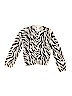 Gymboree 100% Cotton Animal Print Ivory Cardigan Size M (youth) - photo 1