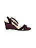 Nine West Burgundy Wedges Size 8 1/2 - photo 1