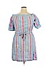 FRAME 100% Linen Blue Casual Dress Size L - photo 2