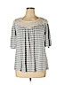 East Adeline Gray 3/4 Sleeve Top Size 1X - photo 1