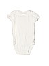 Carter's 100% Cotton White Short Sleeve Onesie 0-3 MO / 3 MO - photo 1