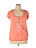 Old Navy Orange Short Sleeve Top Size 1X - photo 1