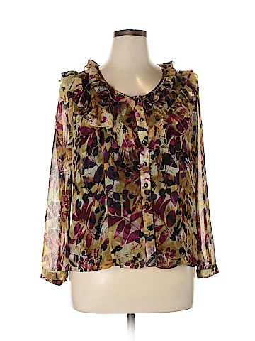 Cj Banks Long Sleeve Blouse (view 1)