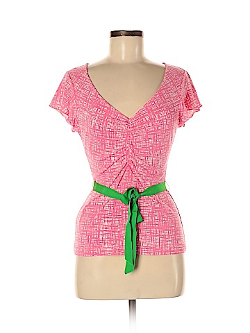 BCBGMAXAZRIA Short Sleeve Blouse (view 1)
