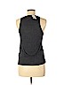 H&M 100% Viscose Gray Sleeveless Top Size 6 - photo 1