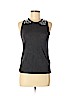 H&M 100% Viscose Gray Sleeveless Top Size 6 - photo 2