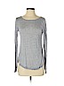 Calypso St. Barth Gray Long Sleeve Top Size S - photo 1