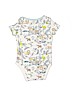 Baby Gap 100% Cotton White Short Sleeve Onesie Size 6-12 mo - photo 2