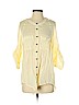 Free People Yellow Long Sleeve Blouse Size XS - photo 1