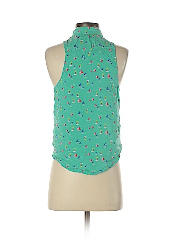 Hollister Sleeveless Button-Down Shirt (view 2)