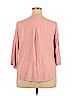 Fashion Nova 100% Rayon Pink 3/4 Sleeve Blouse Size 2X - photo 2