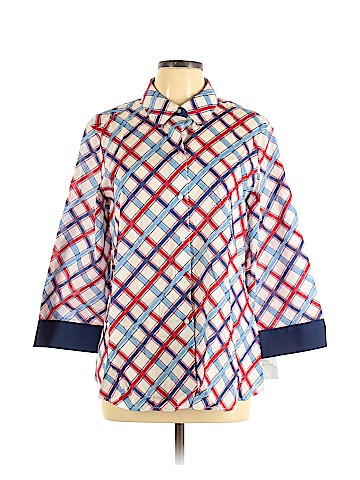 Foxcroft Long Sleeve Button-Down Shirt (view 1)