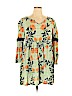 Mark 100% Rayon Green Casual Dress Size XL - photo 1