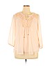 Zac & Rachel 100% Polyester Pink Long Sleeve Blouse Size XL - photo 1