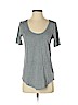 Babaton Gray Short Sleeve T-Shirt Size XS - photo 1