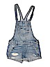 Hollister 100% Cotton Blue Overall Shorts Size XS - photo 1