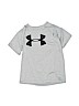 Under Armour 100% Polyester Gray Active T-Shirt Size S (youth) - photo 1