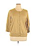 Cable & Gauge Gold Cardigan Size 1X - photo 1
