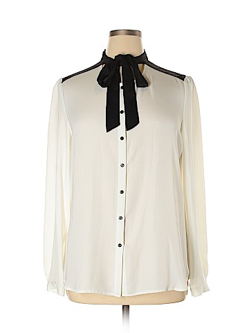 Anne Klein Long Sleeve Blouse (view 1)