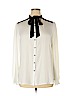 Anne Klein 100% Polyester Ivory Long Sleeve Blouse Size XL - photo 1