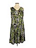 Julian Taylor 100% Rayon Brown Casual Dress Size 16 - photo 1