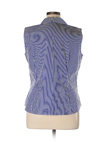 Jones New York Signature Sleeveless Button-Down Shirt (view 2)