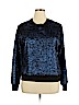 Fourteenth Place 100% Polyester Blue Sweatshirt Size XL - photo 1