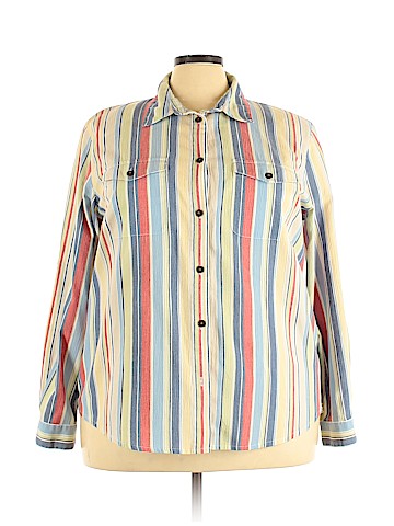 Alfred Dunner Long Sleeve Button-Down Shirt (view 1)