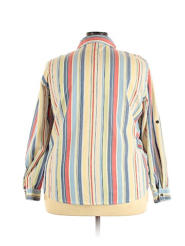 Alfred Dunner Long Sleeve Button-Down Shirt (view 2)