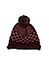 Unbranded 100% Acrylic Print Burgundy Beanie One size - photo 1