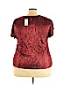 H&M 100% Polyester Red Short Sleeve Top Size 3X - photo 2