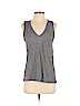 Madewell 100% Cotton Gray Sleeveless Top Size S - photo 1