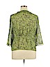 Venezia Jeans Clothing Co. 100% Polyester Green 3/4 Sleeve Blouse Size 14 - 16 - photo 2