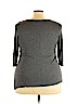 INC International Concepts 100% Cotton Gray Short Sleeve Top Size 3X - photo 2