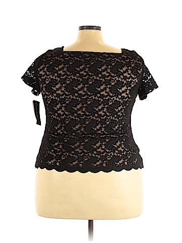 Connected Apparel Short Sleeve Blouse (view 2)