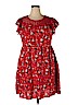 Suzanne Betro Red Casual Dress Size 2X - photo 1