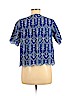 Zara Blue Short Sleeve Blouse Size M - photo 2