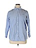 H&M L.O.G.G. 100% Cotton Blue Long Sleeve Button-Down Shirt Size 14 - photo 1