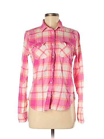 American Eagle Outfitters Long Sleeve Button-Down Shirt (view 1)