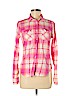 American Eagle Outfitters 100% Cotton Pink Long Sleeve Button-Down Shirt Size M - photo 1
