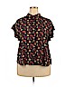 BP. Black Short Sleeve Blouse Size XXL - photo 1
