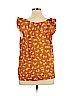 Old Navy Orange Short Sleeve Blouse Size XL - photo 2