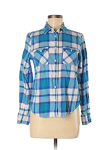 American Eagle Outfitters Long Sleeve Button-Down Shirt (view 1)