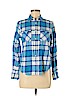American Eagle Outfitters 100% Cotton Blue Long Sleeve Button-Down Shirt Size M - photo 1