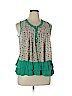 Isani for Target 100% Rayon Green Sleeveless Top Size XL - photo 1