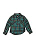 Quiksilver Plaid Green Long Sleeve Button-Down Shirt Size 4 - photo 1